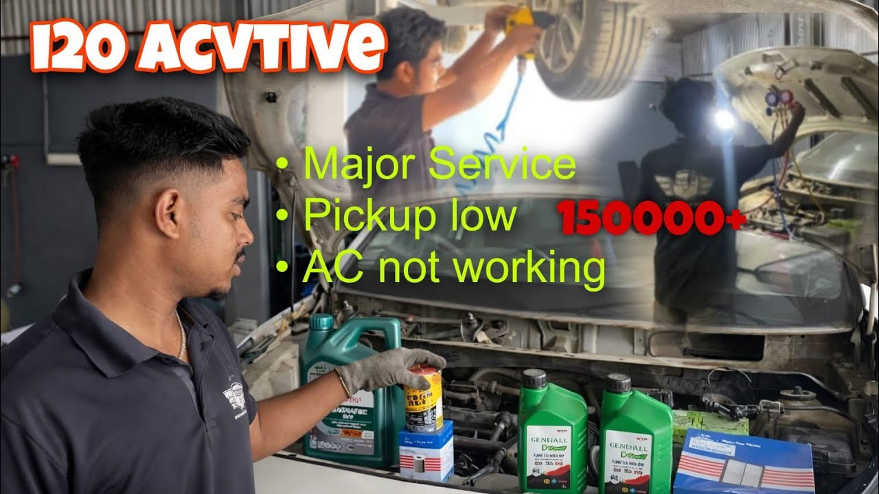 I20 Major service at PROTECH AUTOCURE || Hyundai Genuine Parts .