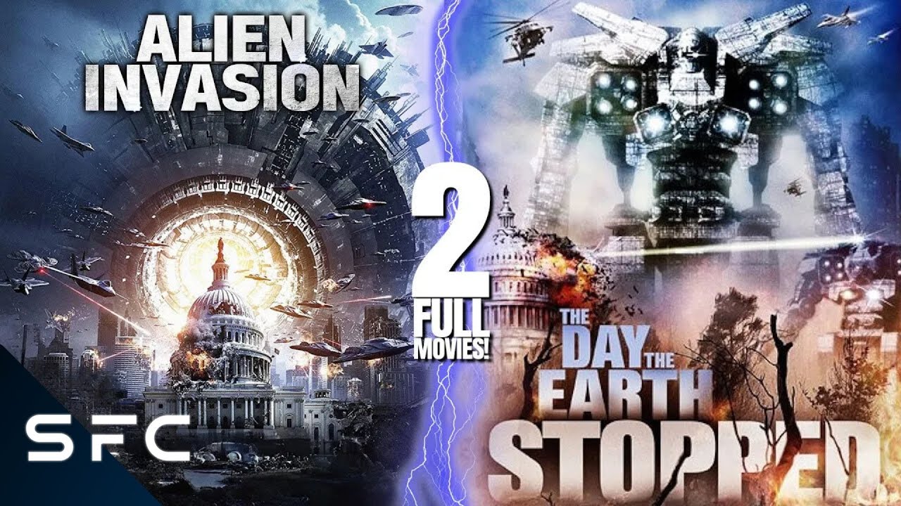 Alien Invasion + The Day The Earth Stopped | 2 Full Movies | Action Sci ...