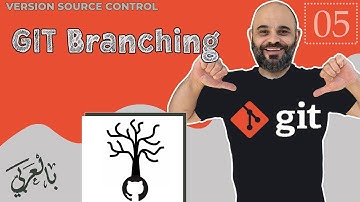 #005 Branching and Merging  [ شرح بالعربي ] #git #github  #source_control #branching #merge