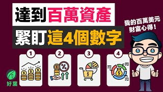 停止窮忙！想成為百萬富翁（美金），你只需要盯緊這4個「致富數字」