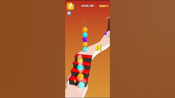 Stack Rider All Gameplay Android and IOS #short level 481🔵🟡🔴