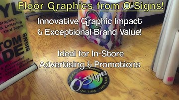 Floor Graphic Decals from O
