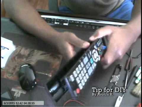 Opening and reassembling a Samsung LCD TV Remote Control TM950 - YouTube