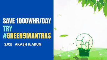 Reduce Home Tariff on #EarthDay2020 #green9campaign G9ECC59 by St. Joseph