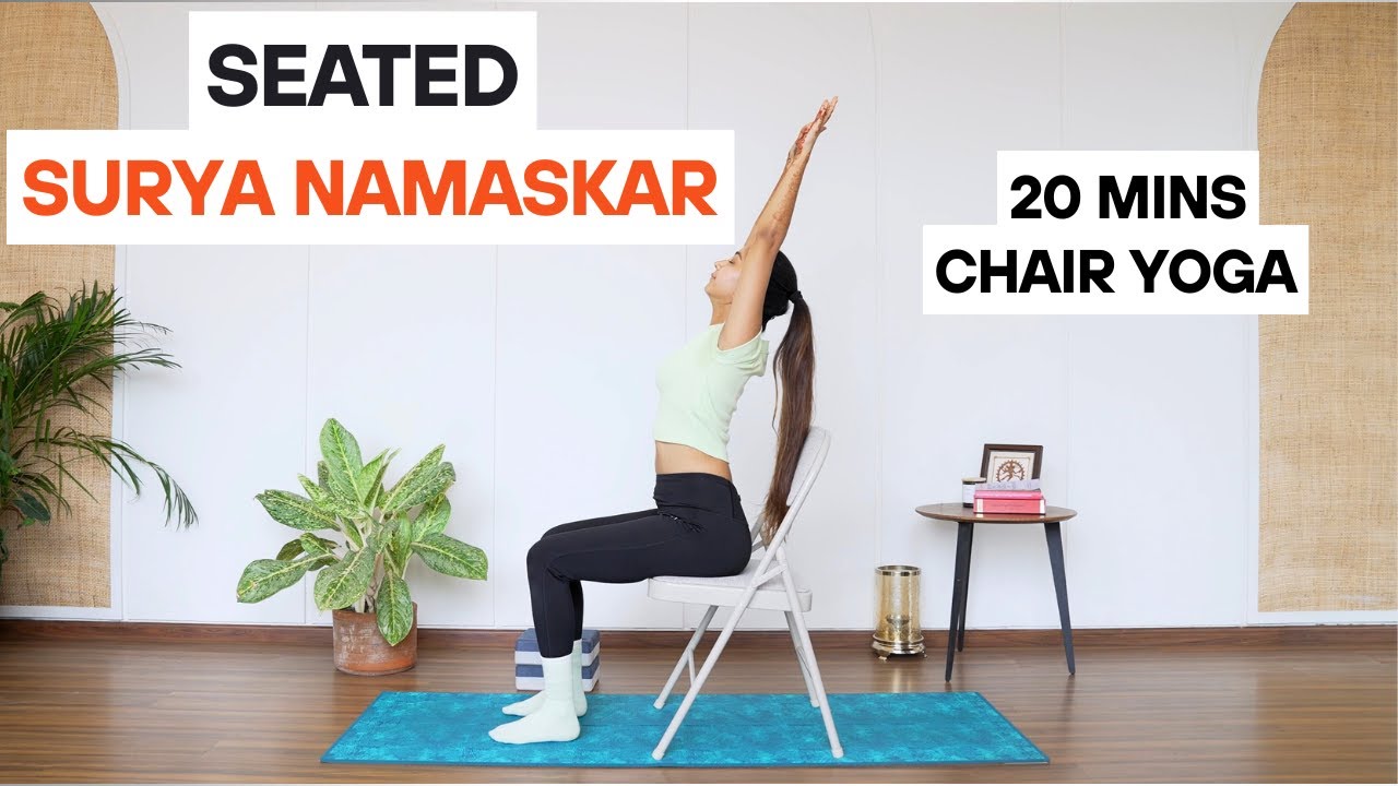 Surya Namaskar Without Getting on the Floor | Chair Yoga for Everyone