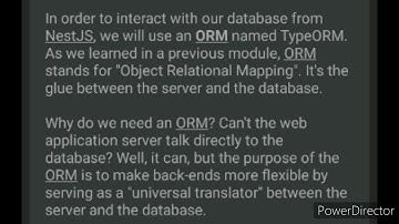 Angular Part 11 | TypeORM Basics