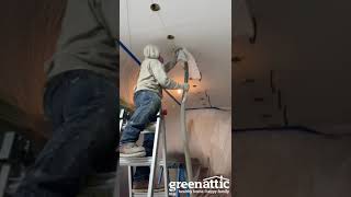 💚Dense Packing Garage Ceilings to Add Comfort to the Rooms above the Garage!