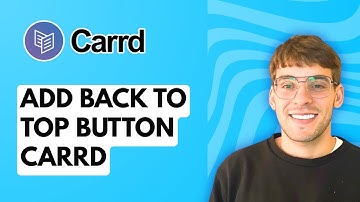 How to Add Back to Top Button on Carrd Website [2025 Guide]