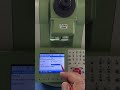 How to import coordinates data from USB to total station Leica ts 11