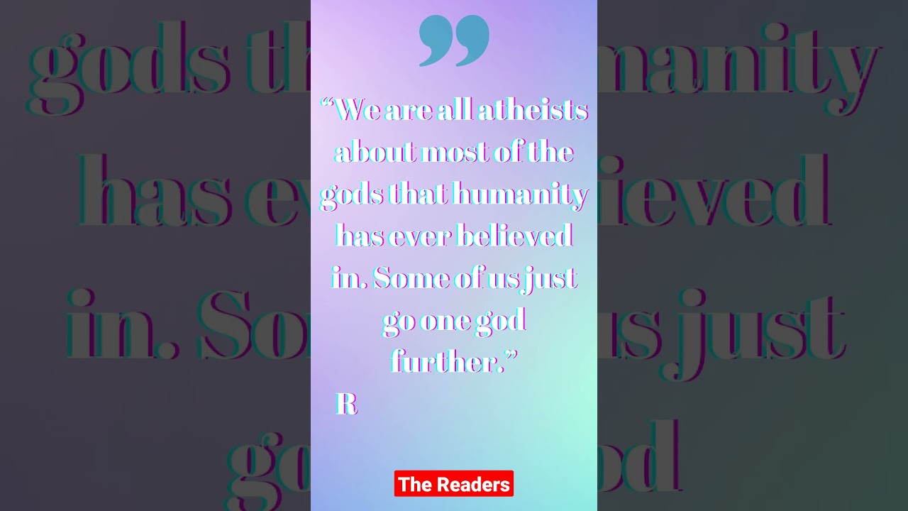 We are all atheist 