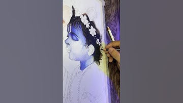 H A R E   K R I S H N A🌸 #viralart #god #krishna #radhakrishna