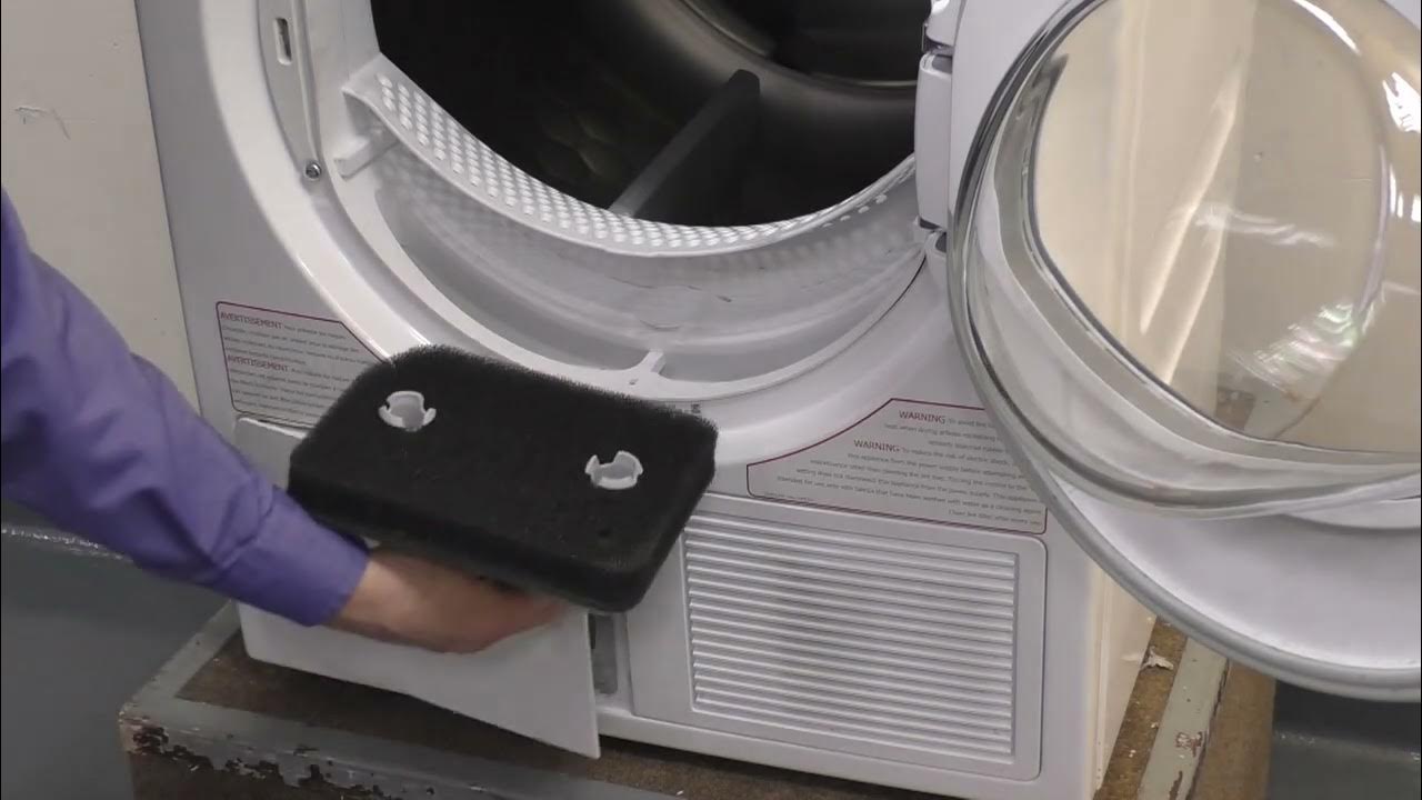 How to clean the filters of your Miele T1 dryer - YouTube
