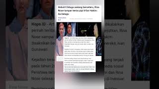 Heboh! Diduga sedang berseteru, Rina Nose tampar keras pipi Irfan Hakim: Aa belagu#shorts #fyp