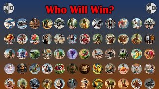 All 60 Italian Brainrot Characters Marble Race