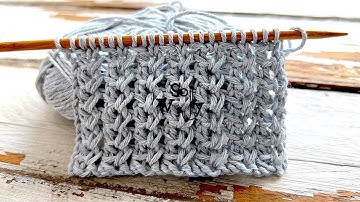 How to knit one of the most gorgeous lace stitches I