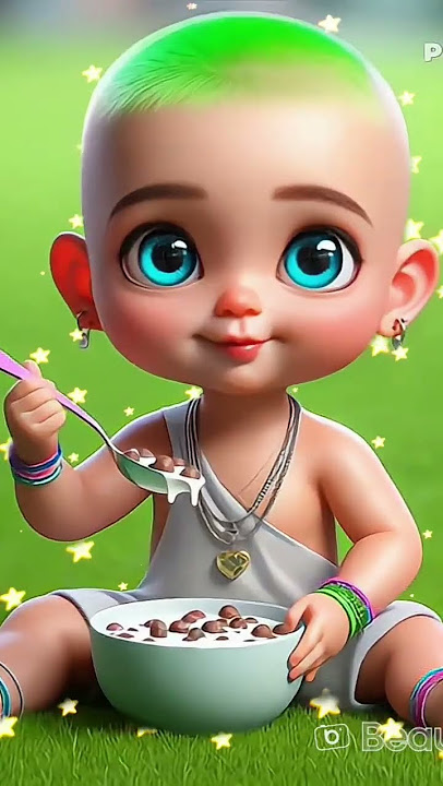 eats cocokrunch funny 🧆😍 #cutebaby #cocomelon