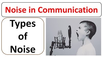What is Noise in Communication-Types of Noise-Urdu/Hindi
