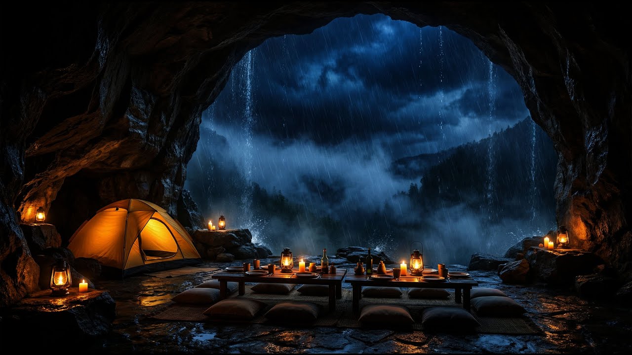 This Completely Changed My Sleep: Heavy Rain Sounds & Cave Ambience for Deep Rest 😴 #2