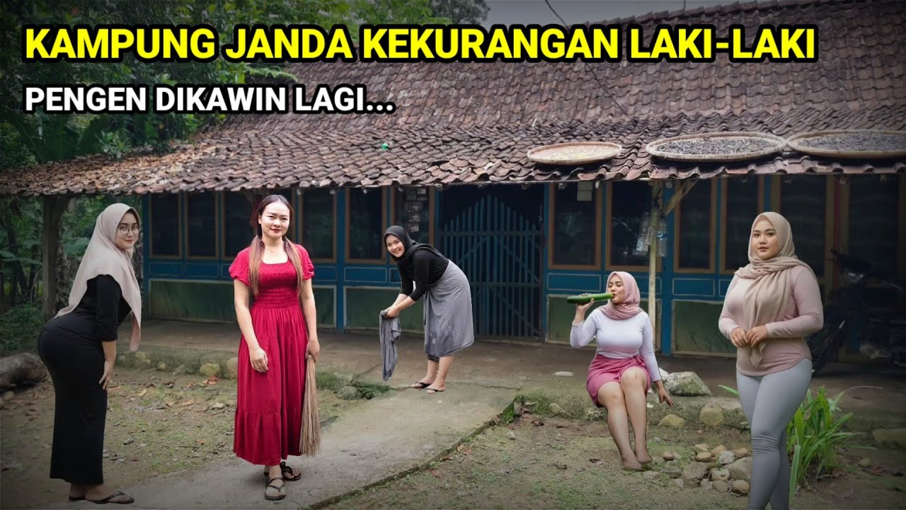 KAMPUNG JANDA KEKURANGAN LAKI-LAKI DI DESA TERPENCIL PEDALAMAN JAWA TENGAH