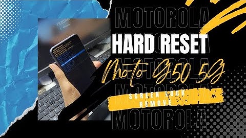 Unlock Your MOTOROLA Moto G50 Bypass Screen Lock & Hard Reset with Recovery Mode | Tutorial !