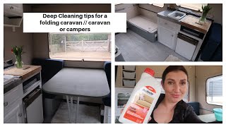 INTERIOR Deep cleaning tips for a folding caravan // Caravan or Campers by Camping and cooking family 340 views 2 years ago 14 minutes, 28 seconds