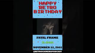 Happy Birthday to Fatal Frame on the X-Box!