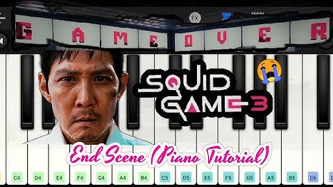 Squid Game 3 - Ending Theme (Easy Piano) | WalkBand | PianiVerse Music