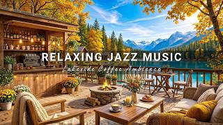 ☀️Peaceful Beach Morning &amp; Outdoor Coffee Shop Ambience with Soft May Jazz Music for Work
