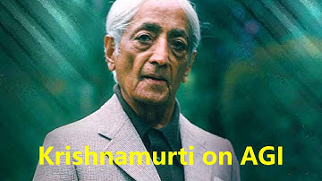 AI is a Mirror to Your Mind: Jiddu Krishnamurti