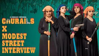 Modest Street Interviews the Cast of Zee5&#39;s CHURAILS | Now Streaming!