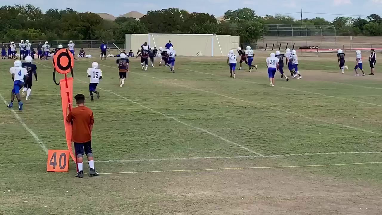 Luna Middle School vs Neff MS. SA, Texas football. YouTube