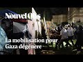 Mobilisation pour gaza  violents heurts sur le campus ducla  los angeles