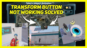 Transform Button is Not Working Pubg new Event insect mode Prowlom Solved