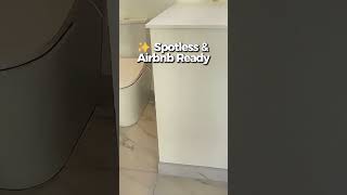 Airbnb Bathroom Deep Clean 🧼✨ #Shorts #Cleaning #Airbnb