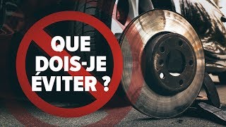 Surchauffe des disques de frein : pourquoi se produit-elle et comment  l'éliminer