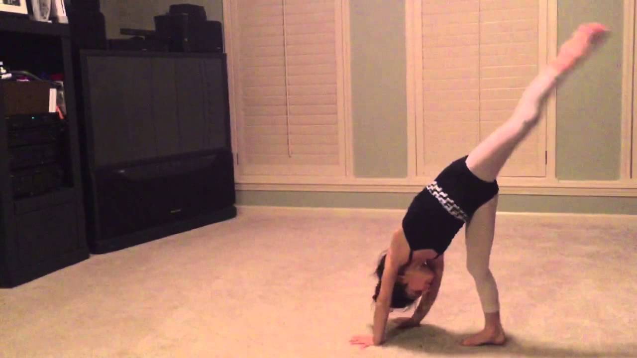 Lily teaching cartwheel, round off , back walkover combo age 5 YouTube