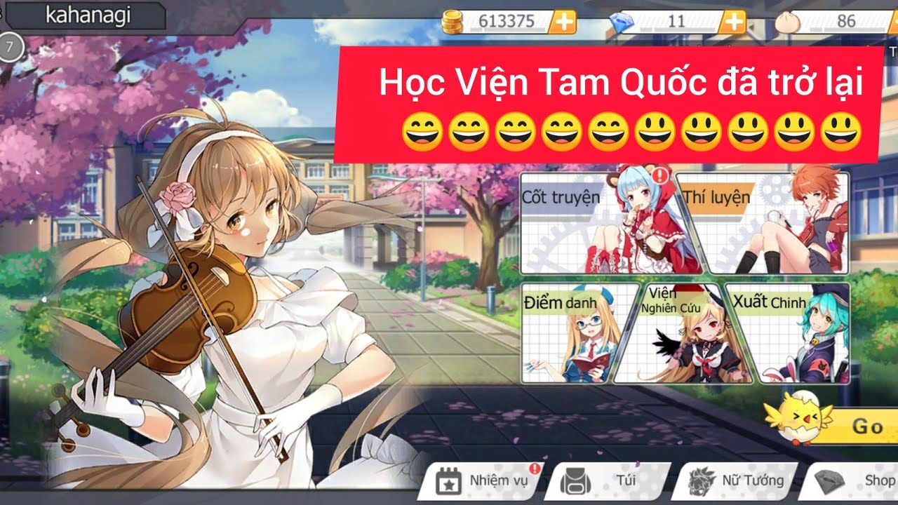 Học Viện Tam Quốc đã trở lại với cái tên (em gái khoá dưới) - youtube
