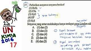 Senyawa yang antar molekulnya terdapat gaya london adalah