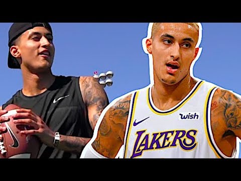 Kyle Kuzma DROPS DIMES  | UTR Throw Back ! John Ross , Snoop Dogg Celebrity Charity Football Game