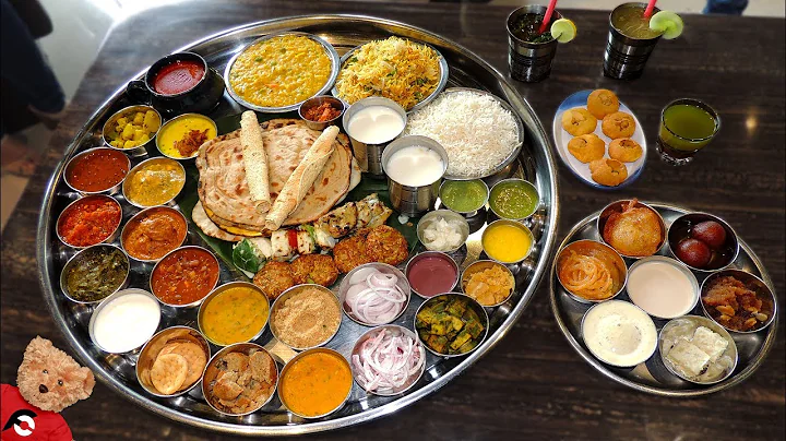 Massive Vegetarian Dara Singh Thali Challenge at M...