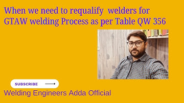 Welding Essential Variables for GTAW Welding Process Table QW 356