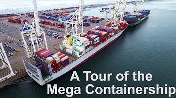 Tour of the Mega Container Ship | Life at Sea | Mariner