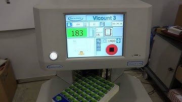 Paper counting machine - Vacuumatic Vicount 3 - Counting sheets of sticky labels