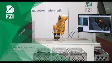 AI-based Sorting of Potentially Hazardous Materials with a Robot from a Conveyor | Project ROBDEKON