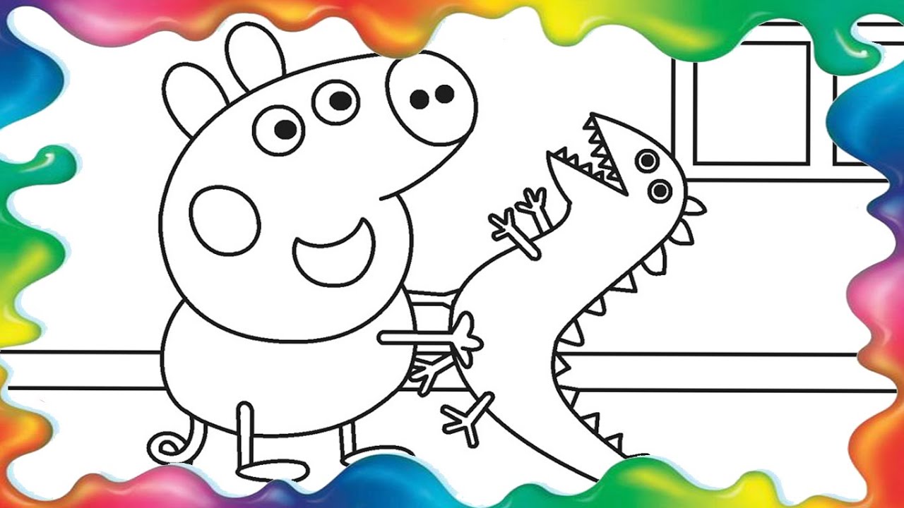 Desenhos da Peppa Pig para colorir  Peppa pig coloring pages, Peppa pig  colouring, Cartoon coloring pages