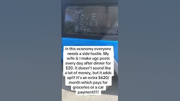 side hustles hahahah i feel like we have 5 different side gigs #sidegig #savingmoney #noise #meput