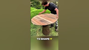 From Tree to Table in Minutes – Genius Woodwork Transformation! #wholesome #respect