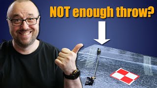 Not getting full servo throw on a flying wing This is why