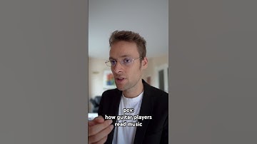 How guitar players read music