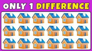 Brain Teaser Quiz Game Find the 1 Difference Challenge Visual Puzzle FOCUSED